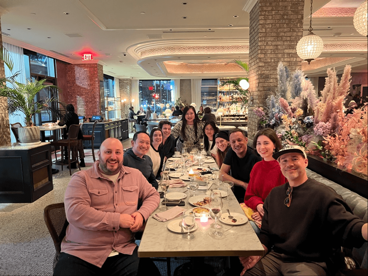 Team dinner at Coquette